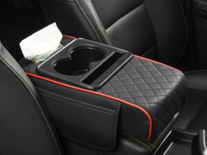 صندوق مسند ذراع السيارة 4 في 1 مع شاحن