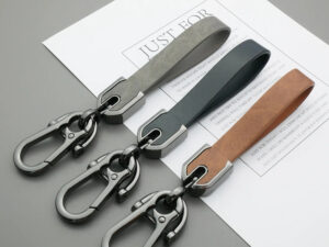 حامل مفاتيح سيارة مصنوعة من جلد