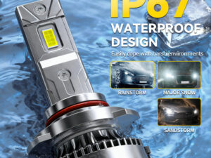 مصابيح LED للسيارات عالية السطوع بقوة 160 واط و14000 لومن